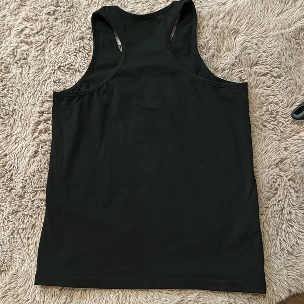 Black youth XXL fitted tank top racerback shirt athletic wear sports shirt kids​ - Picture 3 of 3